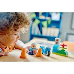 Конструктор LEGO DUPLO Town Синий полицейский мотоцикл Фото 8