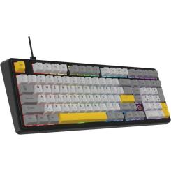 Клавиатура Ajazz AK980 MAX Magnetic Switch USB UA Black/Grey/Yellow Фото 2