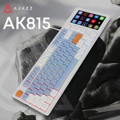 Клавиатура Ajazz AKP815 RGB Red Switch USB UA White/Blue Фото 5