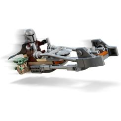 Конструктор LEGO Star Wars Швидкісний мотоцикл Мандалорця й Ґроґу Фото 3