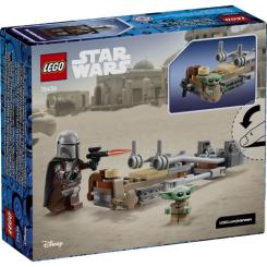 Конструктор LEGO Star Wars Швидкісний мотоцикл Мандалорця й Ґроґу Фото 6