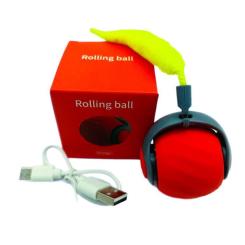 Игрушка для кошек Me&Pet Интерактивный мяч красный Фото