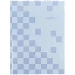 Книга записная Axent A4 Mosaic, 96 листов клетка, серый Фото
