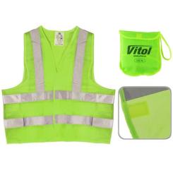Жилет сигнальный VITOL зелений 116B XL Фото 1
