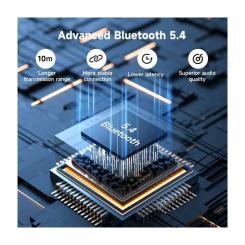 Наушники OneOdio A10 Bluetooth 3,5мм Black Фото 5
