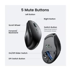 Мышка Ugreen MU101 Wireless Black Фото 7