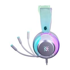 Наушники Defender Glitch RGB USB White Фото 2
