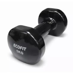 Гантель Ecofit MD2025 з вініловим покриттям 5 кг Фото