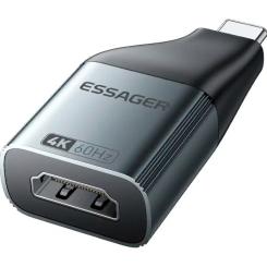 Переходник Essager HDMI F to USB-C M 4K60Hz Фото