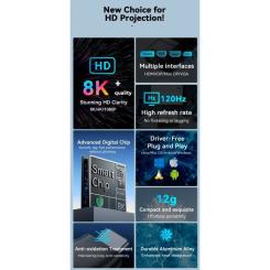 Переходник Essager HDMI F to USB-C M 4K60Hz Фото 2