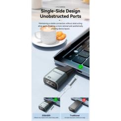 Переходник Essager HDMI F to USB-C M 4K60Hz Фото 4