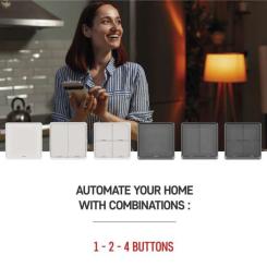 Умный выключатель EMOS H5012 2 buttons ZigBee 3.0 Фото 10