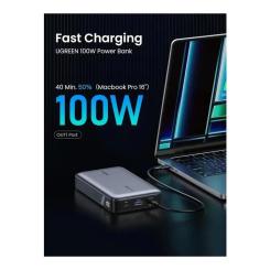 Батарея универсальная Ugreen 20000mAh 100W Two-way Fast Charging Фото 3