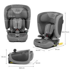 Автокресло Kinderkraft Fix2Go i-Size Grey (KCFI2GO0GRY0000) Фото 9