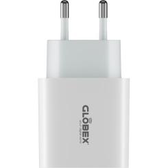 Зарядное устройство Globex USB-C 20W FastPower white Фото 1