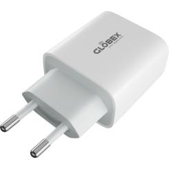 Зарядное устройство Globex USB-C 20W FastPower white Фото 2