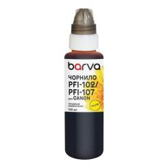 Чернила Barva Canon PFI-102/PFI-107 100 мл, special, yellow Фото