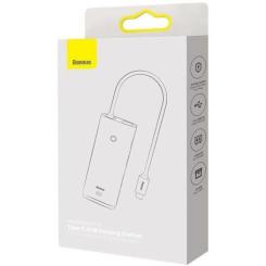 Переходник Baseus USB to 1xRJ45 100Mbps black Фото 6