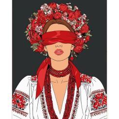 Картина по номерам Santi "Українська муза", 40*50см Фото