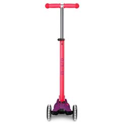 Самокат Micro Maxi Deluxe Neon LED" Ультра рожевий" Фото 3