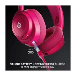 Наушники SteelSeries Arctis Nova 7X Gen 2 Wireless Magenta Фото 6
