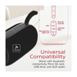 Акустическая система Energizer BTS163 Black Фото 8