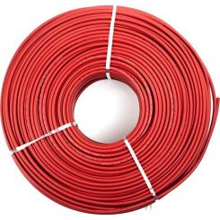 Кабель силовой HiSmart PV 6 мм, бух/100м, red Фото 1