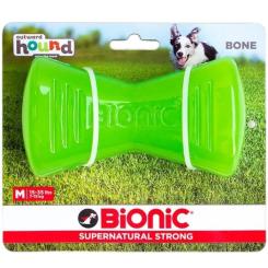 Игрушка для собак Bionic Кость зеленая 12 см Фото 1