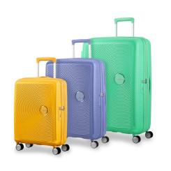 Чемодан American Tourister Soundbox 71.5/81 л темно-синя Фото 11