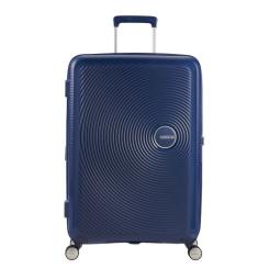 Чемодан American Tourister Soundbox 71.5/81 л темно-синя Фото 1