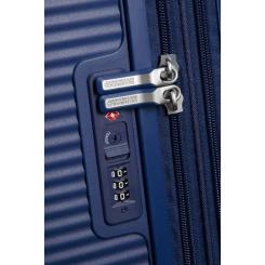 Чемодан American Tourister Soundbox 71.5/81 л темно-синя Фото 8