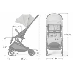 Коляска Kinderkraft Indy 3 Urban Grey (KSINDY03GRY0000) Фото 7