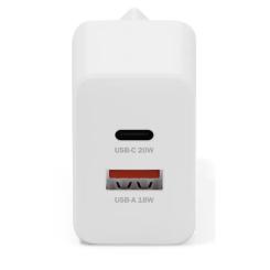 Зарядное устройство Digitus 1xUSB-C + 1xUSB 20W Фото 2