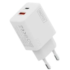 Зарядное устройство Digitus 1xUSB-C + 1xUSB 20W Фото 5