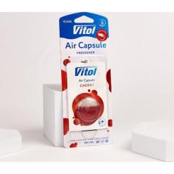 Ароматизатор для автомобиля VITOL Air Capsule Cherry 3мл Фото 1