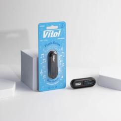 Ароматизатор для автомобиля VITOL Flash Drive Blue Ocean Фото 1