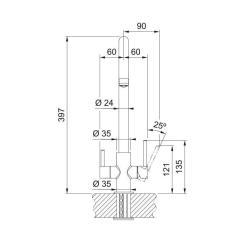 Смеситель Franke Lina Clear Water Фото 4