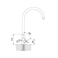 Смеситель Franke Lina Clear Water Фото 5