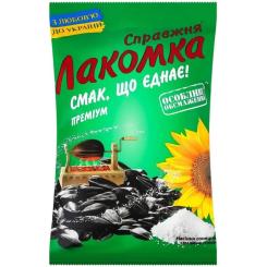 Семена подсолнечника Лакомка смажене солоне 120 г Фото