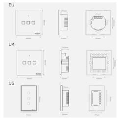 Переключатель Sonoff T2EU1C-TX Фото 10