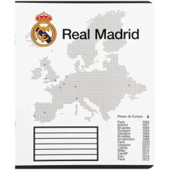 Тетрадь Kite Real Madrid, 18 аркушів, клітинка Фото 4