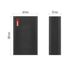 Батарея универсальная EMOS 20000mAh NTBF20, 65W, Pass-through, black Фото 5