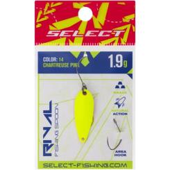 Блесна Select Rival 1.9g 30mm 14 Chartreuse Pink Фото 1