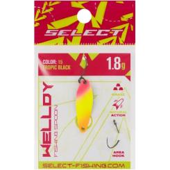 Блесна Select Welldy 1.8g 31mm 15 Tropic Black Фото 1