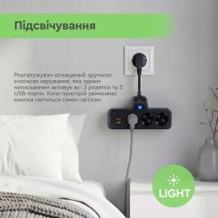 Сетевой фильтр питания XoKo XK-SPW-3-2-1-BK Фото 8