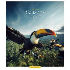 Тетрадь Школярик Four seasons 36 листов клетка Фото 3