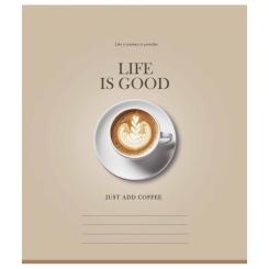 Тетрадь Школярик Life is good 60 аркушів клітинка Фото