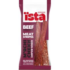 Мясные снеки ЇSTA Meat Stripes BEEF сырокопченые 60 г Фото