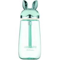 Бутылка для воды Ardesto Bunny 600мл, пластик, зелений Фото