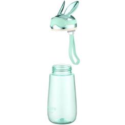 Бутылка для воды Ardesto Bunny 600мл, пластик, зелений Фото 3